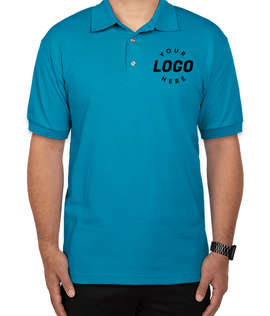 Gildan DryBlend 50/50 Jersey Polo - Color: Sapphire