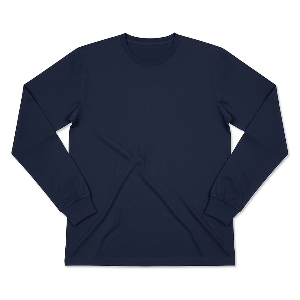 Life is Good Crusher Garment Washed Crewneck Long Sleeve T-shirt