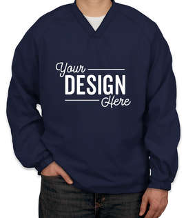 Sport-Tek V-Neck Windshirt - Color: True Navy