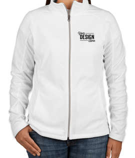 Port Authority Women's Full Zip Microfleece Jacket - Color: White