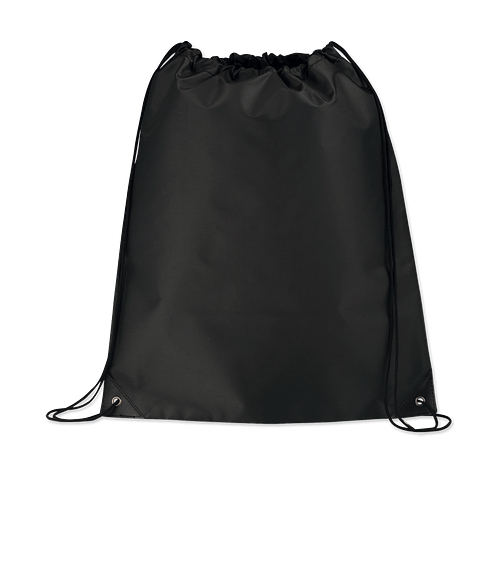 Oriole Large Drawstring Bag in Black