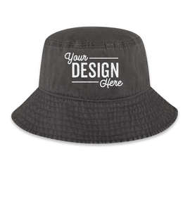 Otto Cap Garment Washed Bucket Hat - Color: Charcoal Gray