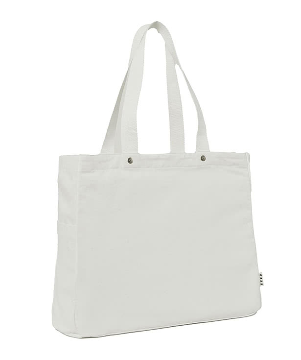 FEED Medium Organic Cotton Rivet Tote Bag