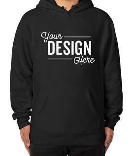 Independent Trading Heavyweight Cross-Grain Pullover Hoodie - Color: Black