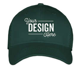 New Era 39THIRTY Stretch Fit Mesh Hat - Color: Dark Green