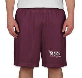 Sport-Tek Mesh Shorts - Color: Maroon