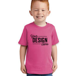 Port & Company Toddler Core Cotton T-shirt - Color: Sangria