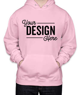 Jerzees Nublend 50/50 Pullover Hoodie - Color: Classic Pink
