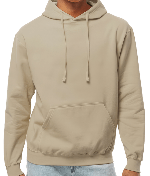 Tultex Drop Shoulder Pullover Hoodie in Sand
