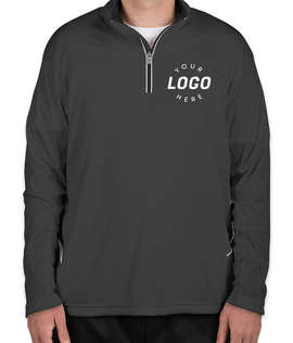 Ultra Club Lightweight Quarter Zip Performance Pullover - Color: Charcoal