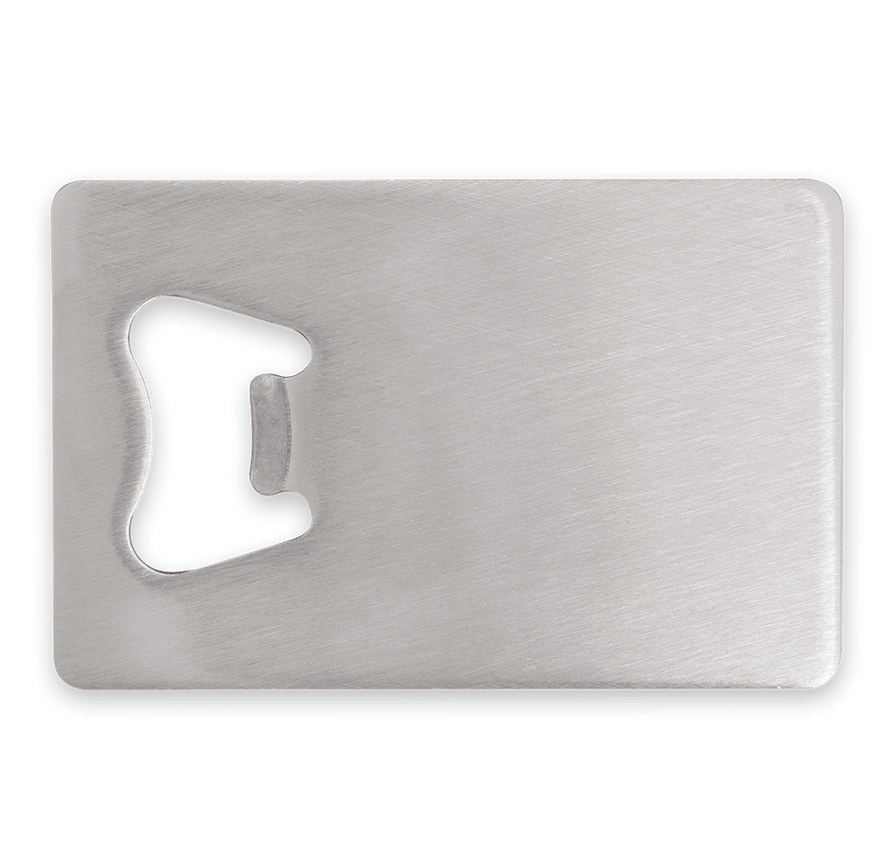 Stainless Steel Credit Card Size Bottle Opener-default