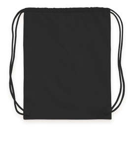 Multicolor Drawstring Bag - Color: Black