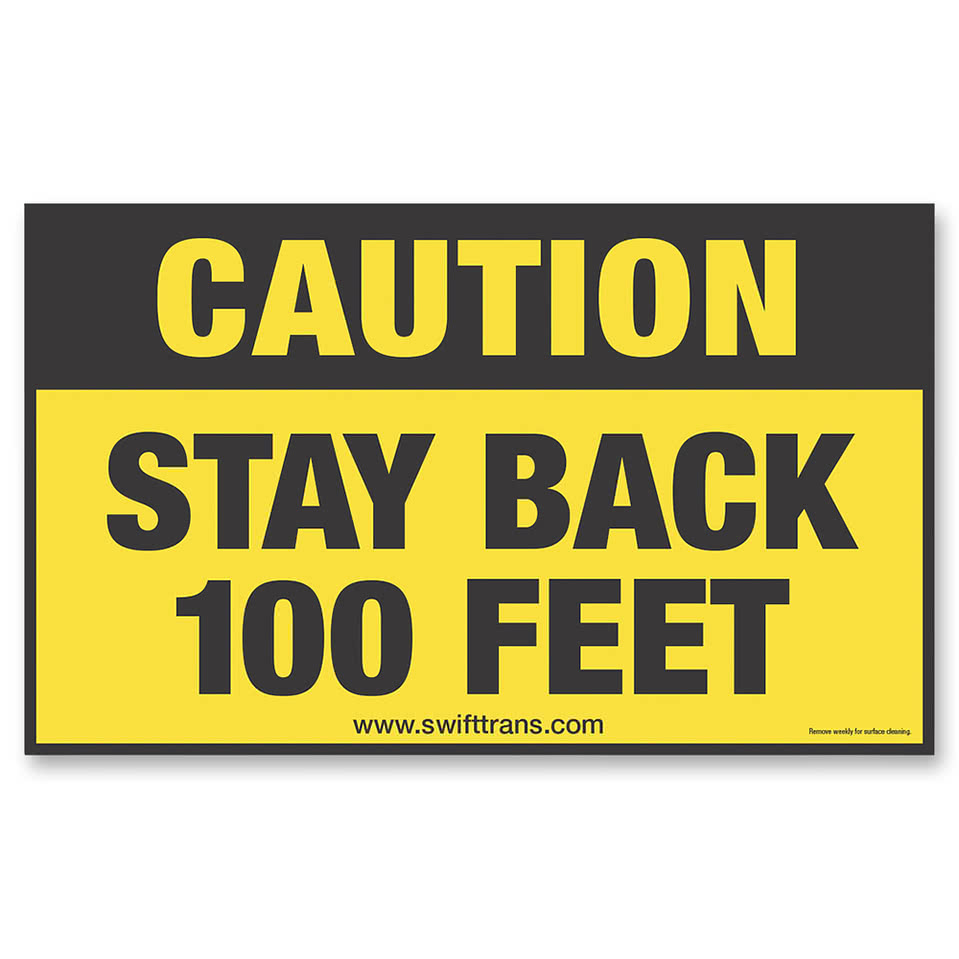 Car Sign Small Rectangle Magnet
