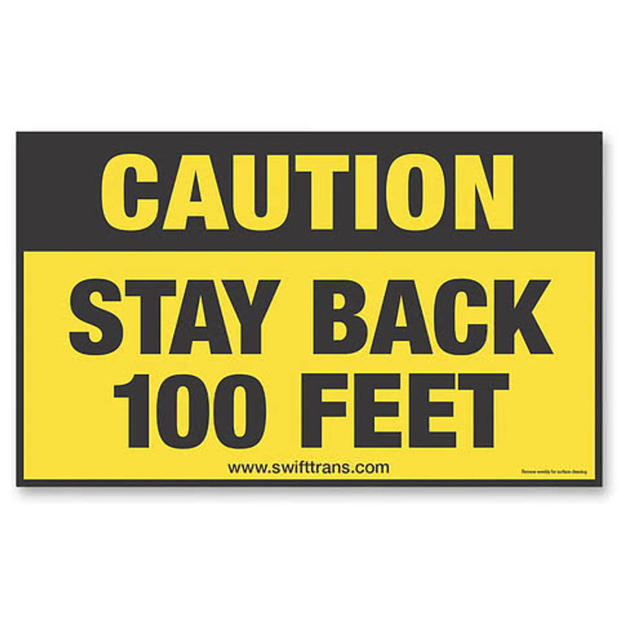 Car Sign Small Rectangle Magnet in .030N Thickness White