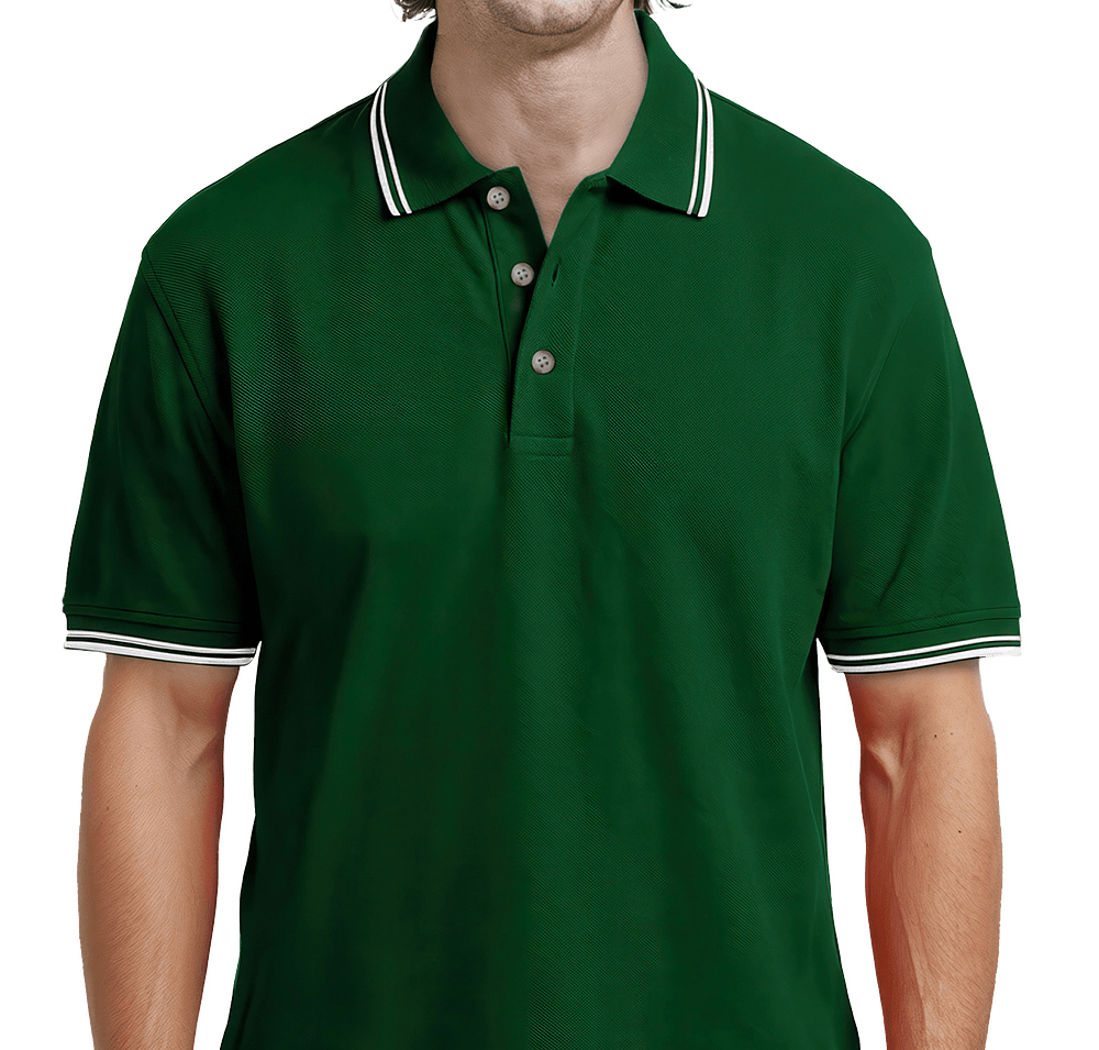 Blue Generation Superblend Easy Care Tipped Polo-default