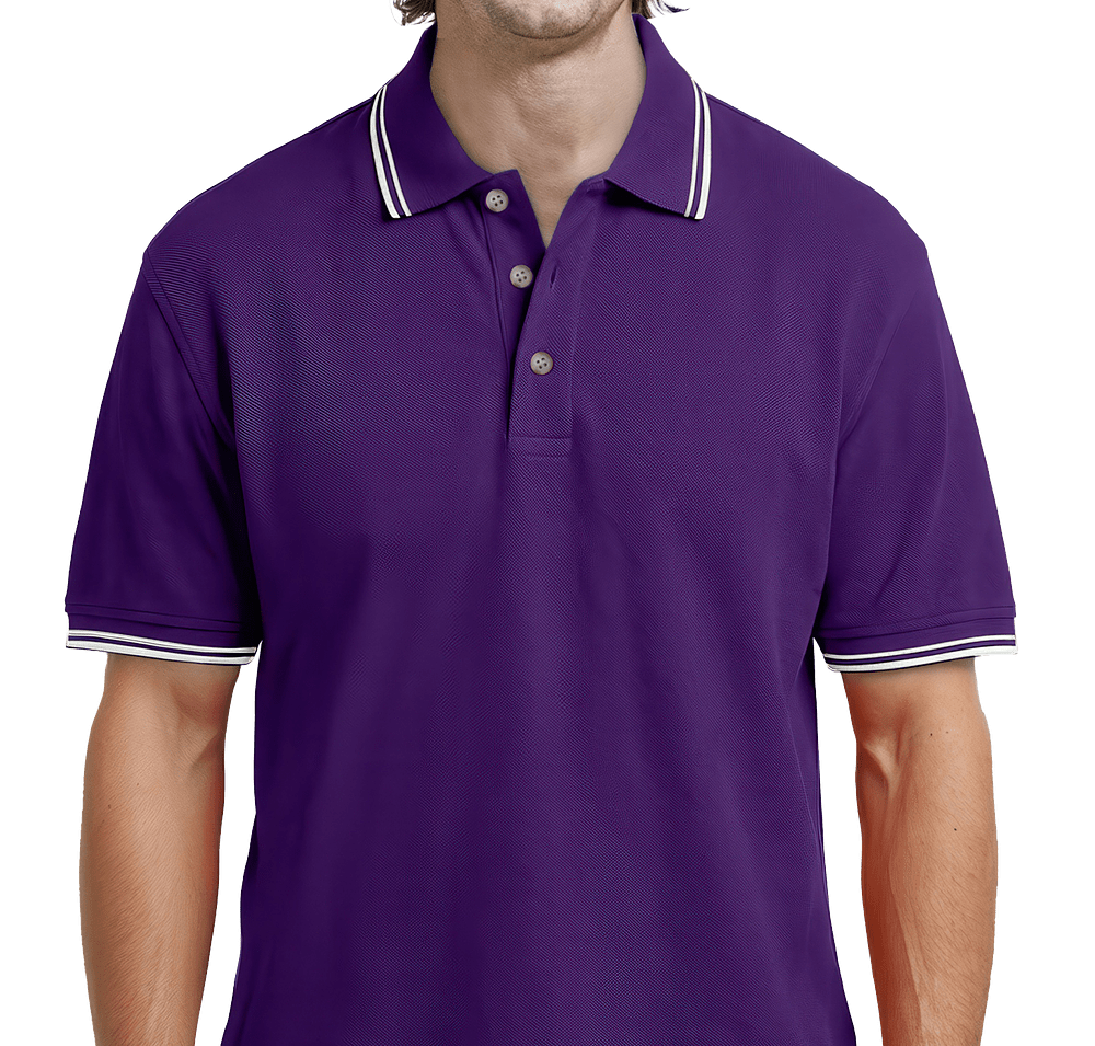 Blue Generation Superblend Easy Care Tipped Polo-default