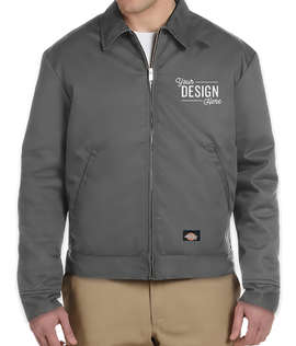 Dickies Eisenhower Lined Work Jacket - Color: Charcoal
