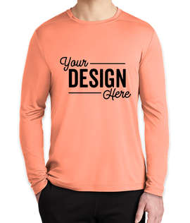 Sport-Tek UPF 50 Long Sleeve Performance Shirt - Color: Soft Coral