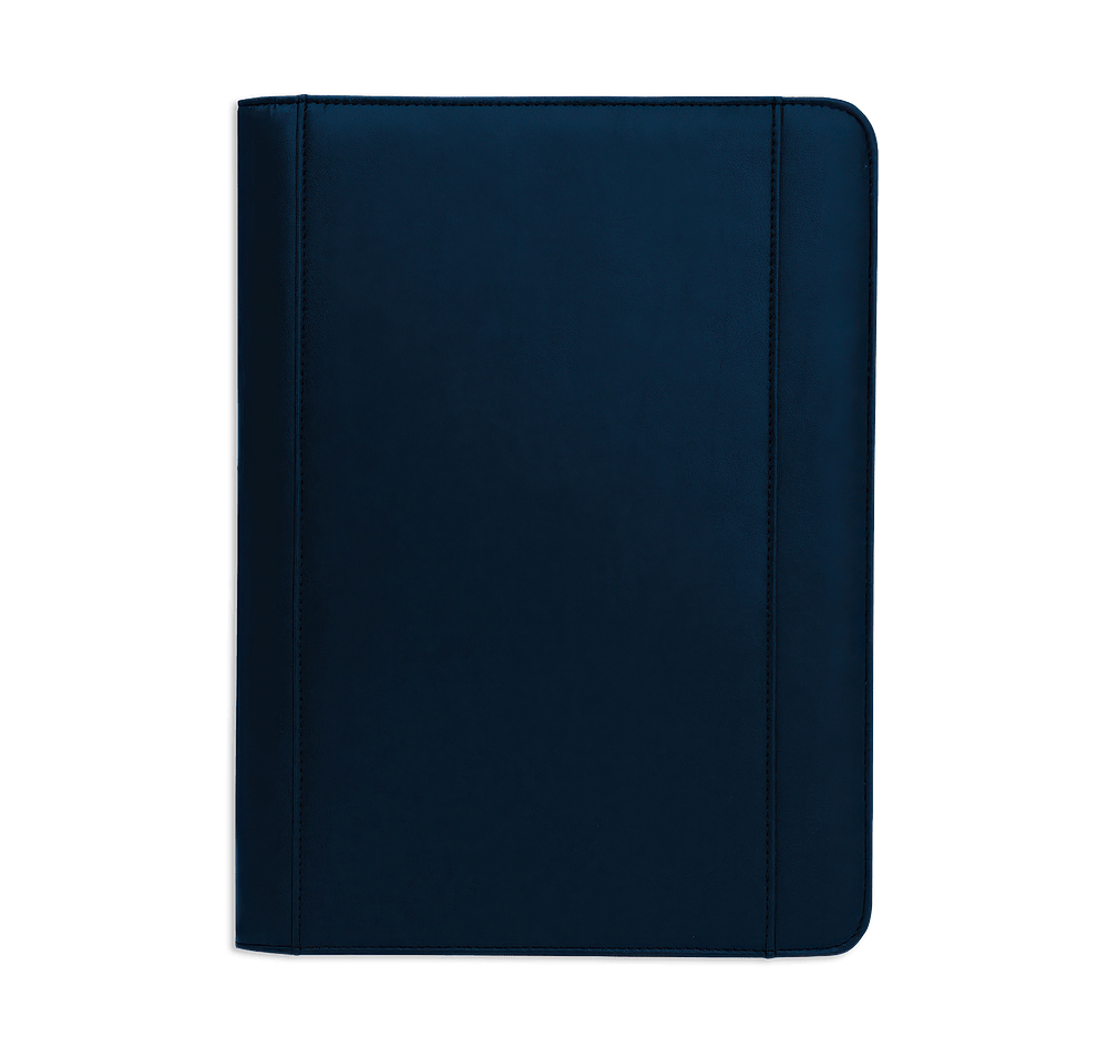 Debossed Ultrahyde Zippered FSC Padfolio-default
