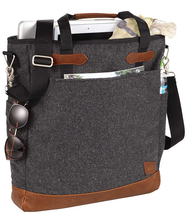 Field & Co. Campster Wool 15" Computer Tote Bag