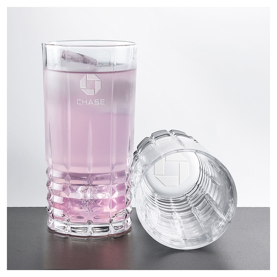 Laser Etched 12.5 oz. Fortino Hiball Glass