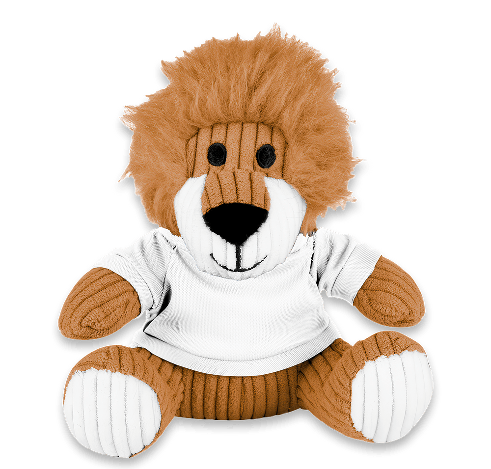 6" Rory Corduroy Lion Plush Animal with T-shirt-default