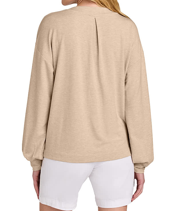 TravisMathew Women's Long Weekend V-Neck Long Sleeve Shirt