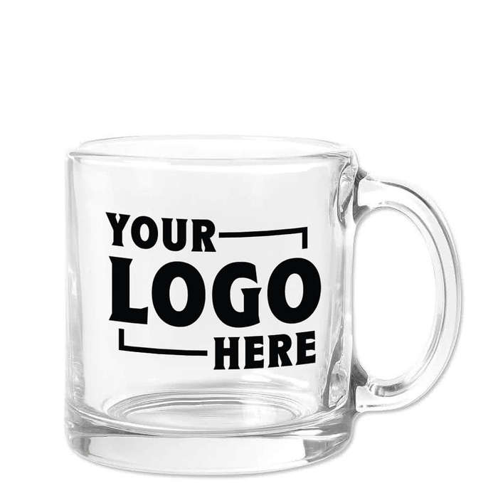 13 oz. Clear Glass Coffee Mug