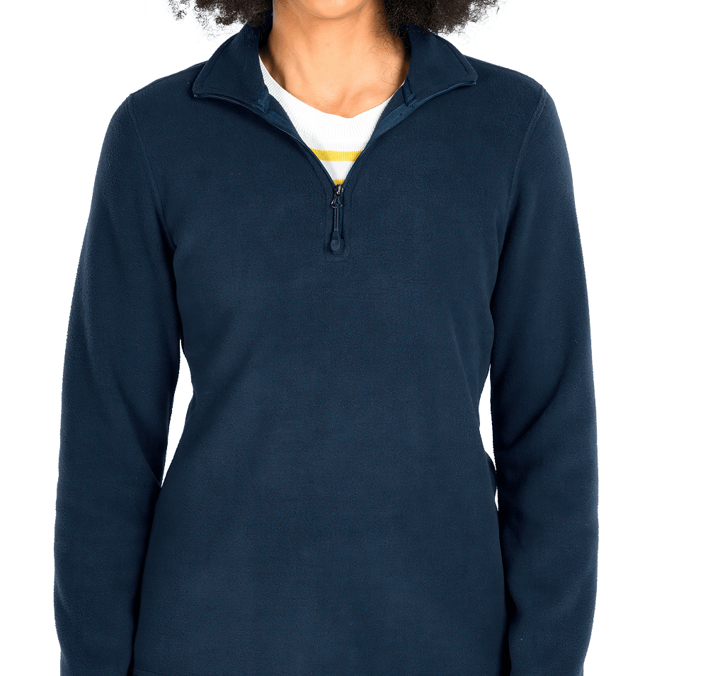 Charles River Women's Compass Microfleece Quarter Zip Pullover-default