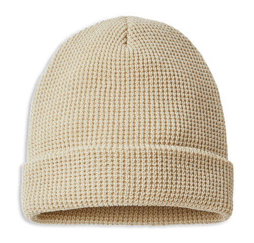 Richardson Waffle Cuff Beanie in Birch