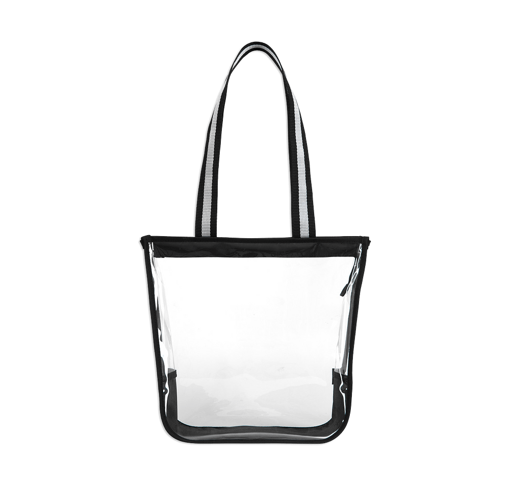 Sigma Clear Zippered Tote Bag-default