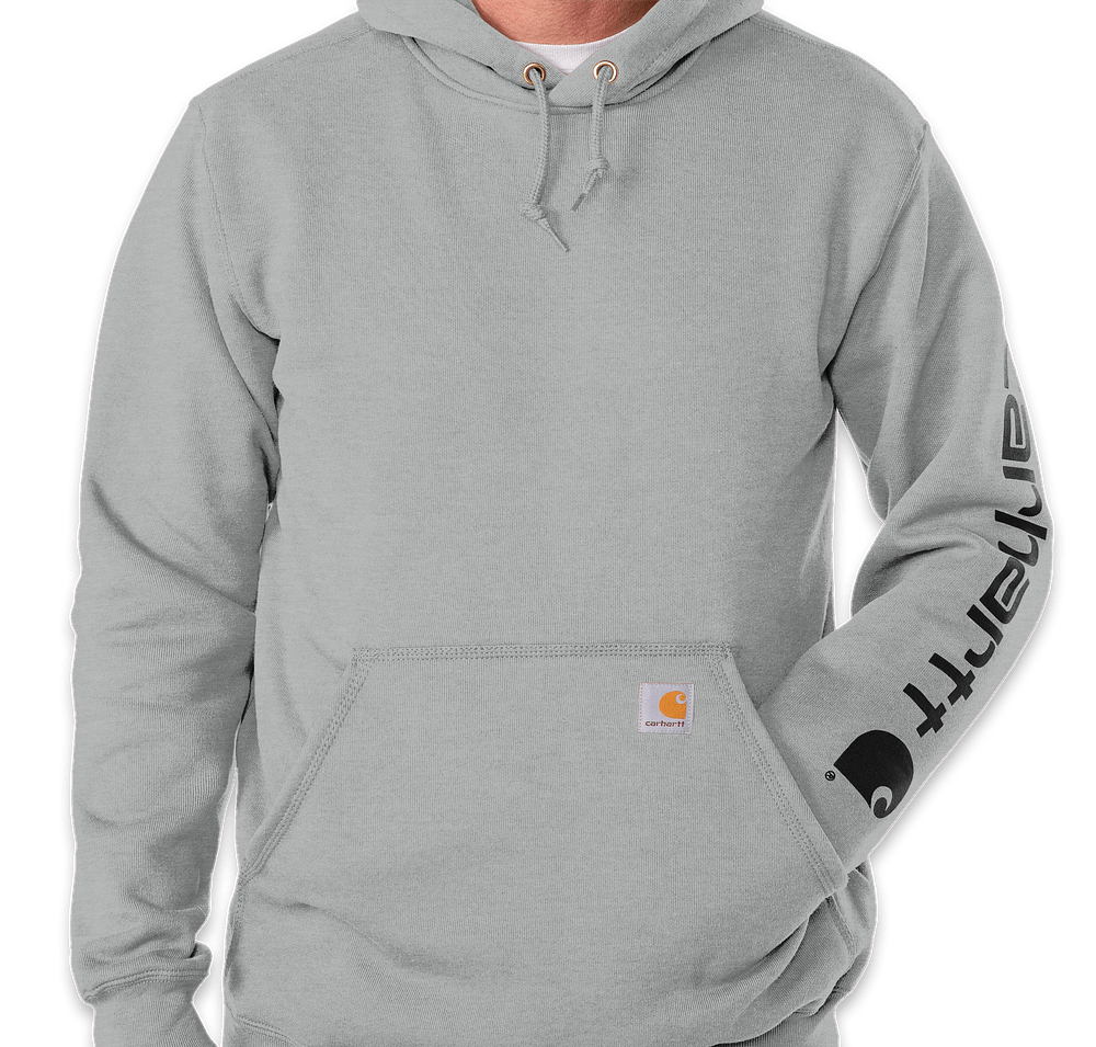 Carhartt Midweight Logo Pullover Hoodie - Embroidered-default