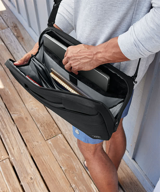 Full Color TravisMathew Lateral 17" Computer Briefcase