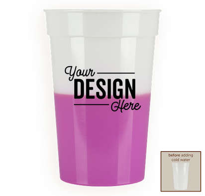 17 oz. Mood Stadium Cup - Frosted / Purple