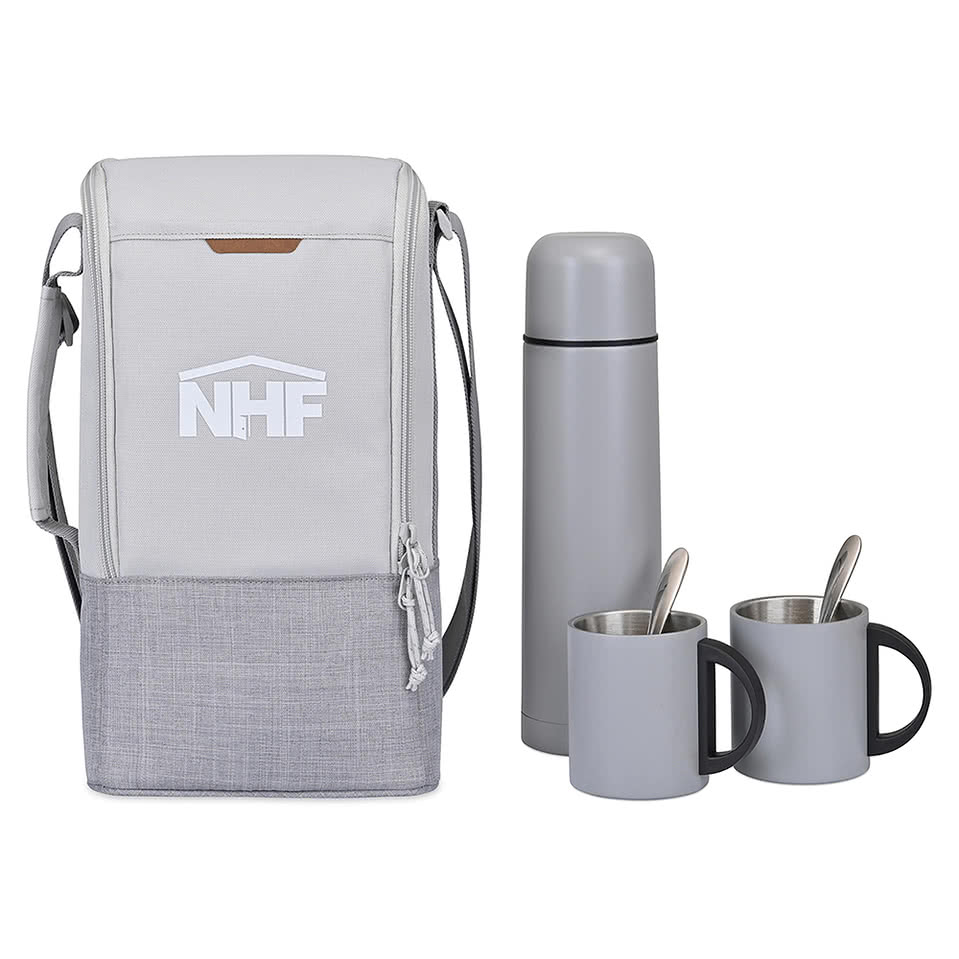 Parkview Insulated Coffee-to-Go Tote Bag Gift Set