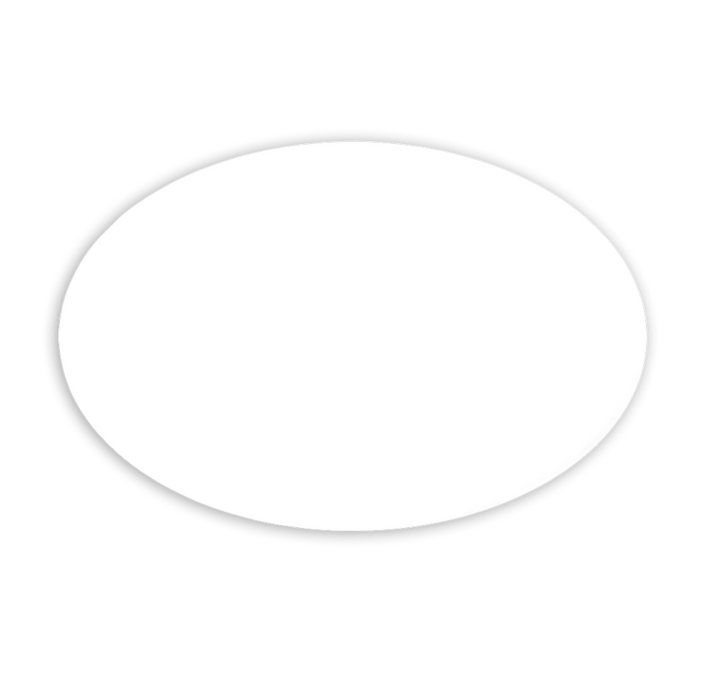 Full Color Re-Stick-It 2 in. x 3 in. Oval Reusable Decal-default