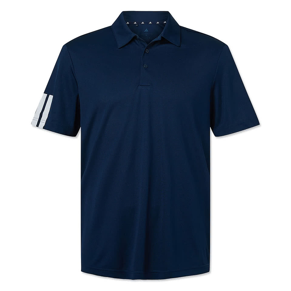 Adidas 3-Stripes Climacool Recycled Performance Polo - Printed