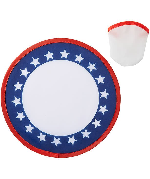 USA Patriotic Folding Flyer with Case