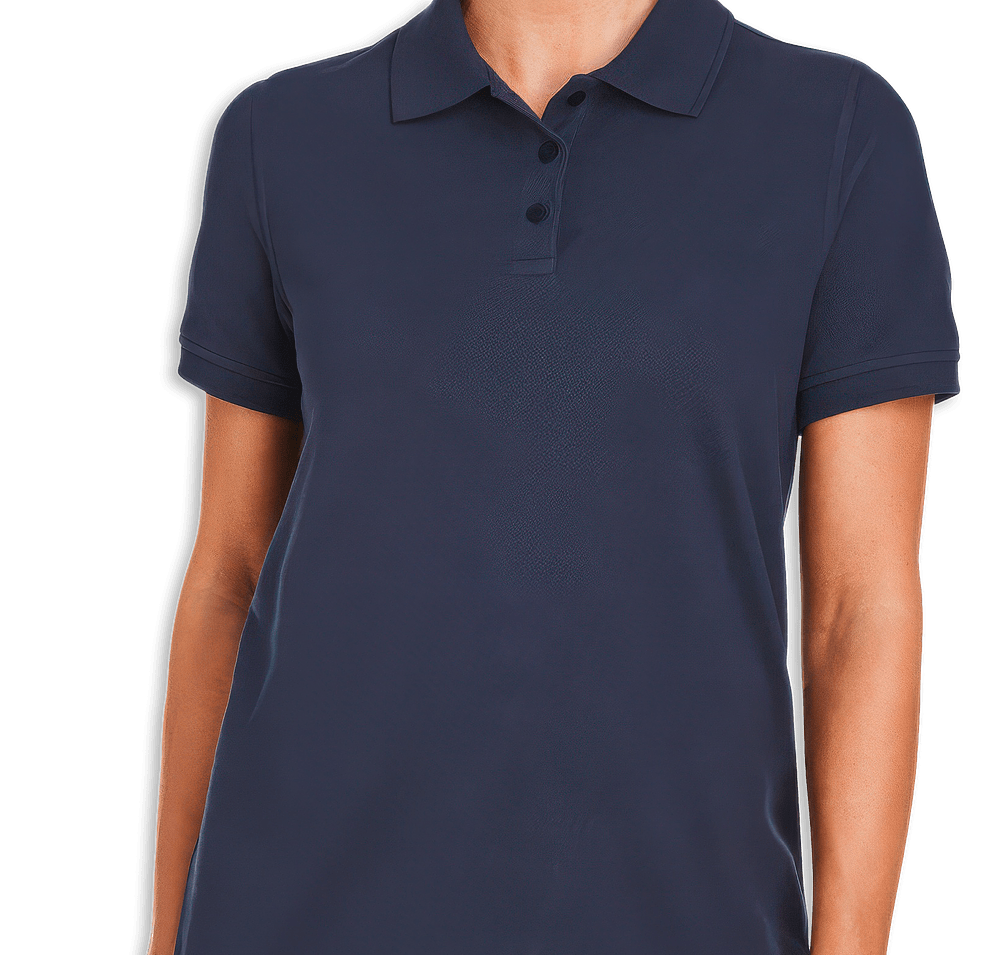 Harriton Women's Valiant Cotton Snag Protect Pique Polo - Printed-default