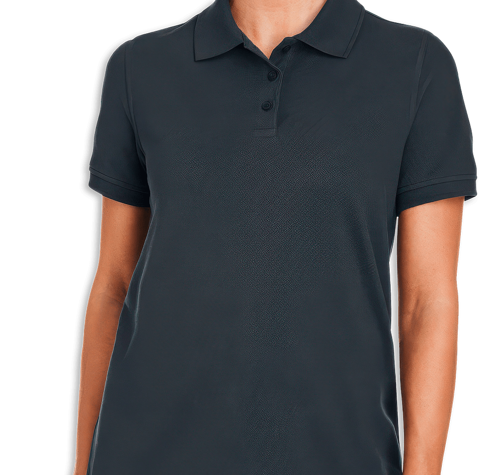 Harriton Women's Valiant Cotton Snag Protect Pique Polo - Printed-default
