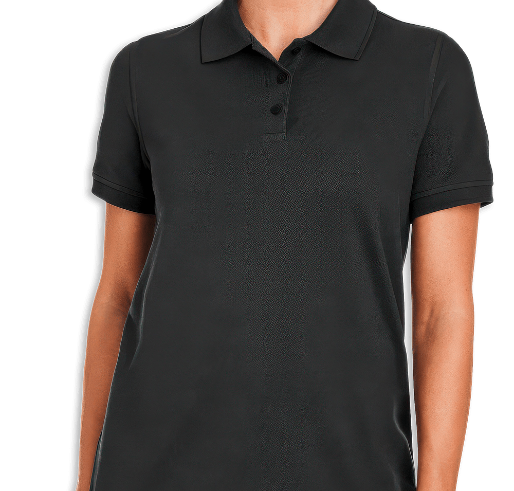 Harriton Women's Valiant Cotton Snag Protect Pique Polo - Printed-default