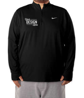 Nike Dri-FIT Element Half Zip Performance Blend Shirt - Color: Black