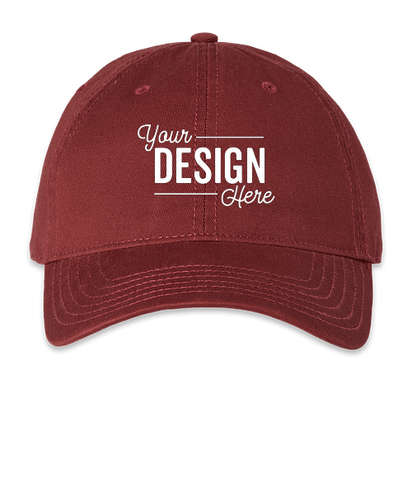 Russell Athletic Cotton Twill Baseball Hat - Burgundy