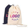Lightweight 100% Cotton Drawstring Bag