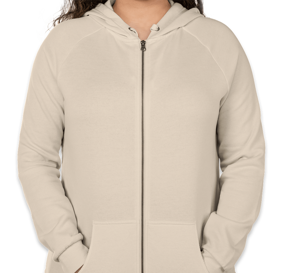 Independent Trading Women's California Wave Wash Zip Hoodie-default