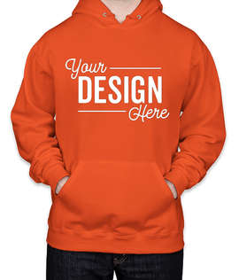 Jerzees Nublend 50/50 Pullover Hoodie - Color: Burnt Orange