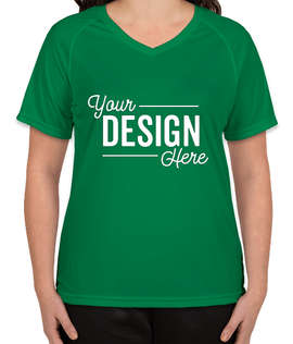 Augusta Women's Attain Raglan Performance Shirt - Color: Kelly
