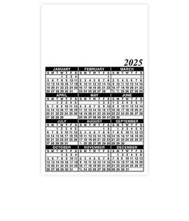 Full Color Calendar Magnet - .036" - Color: White