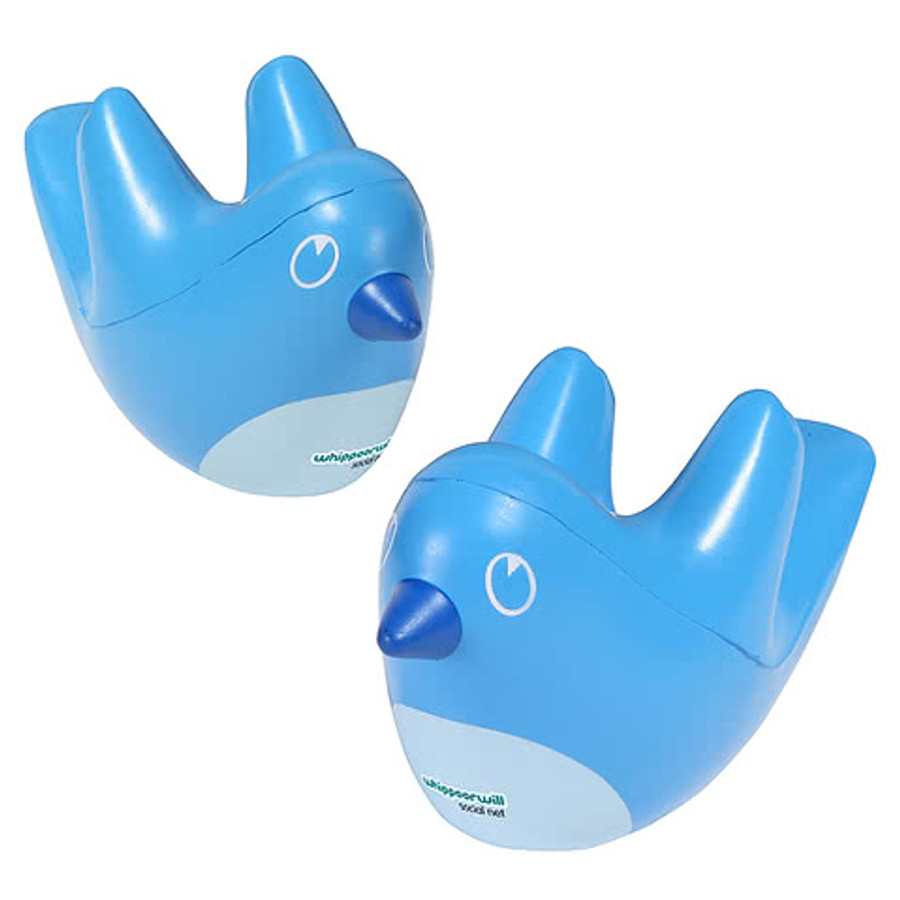 Social Media Bird Stress Reliever in Blue