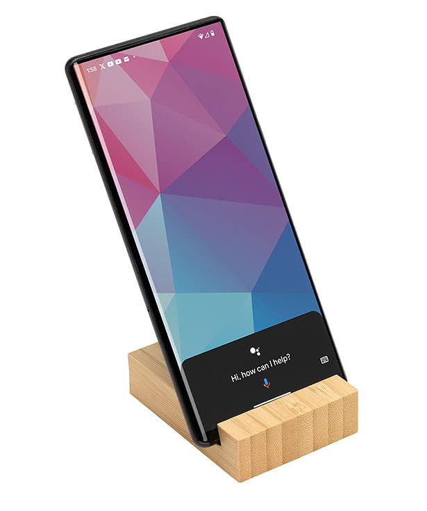 Bamboo Bloc Phone Stand